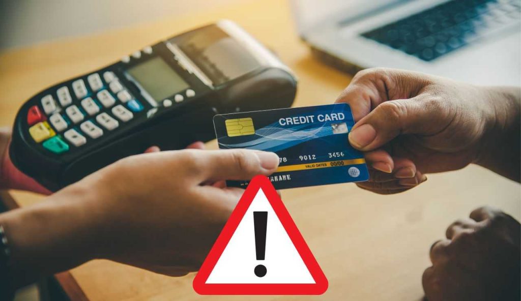 Attenzione alla carta di credito