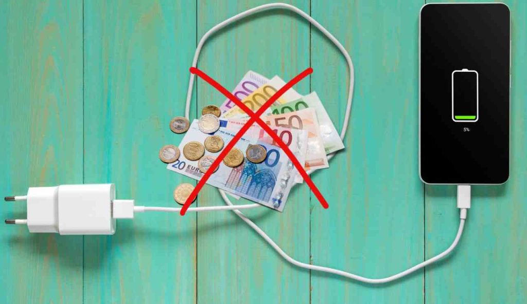 Caricabatterie che ti frega soldi