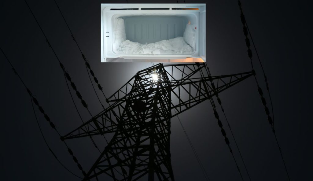 Blackout e congelatore